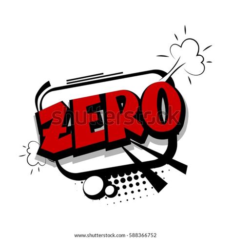 Lettering Zero Number Count School Badge Stock Vector (Royalty Free) 588366752 | Shutterstock