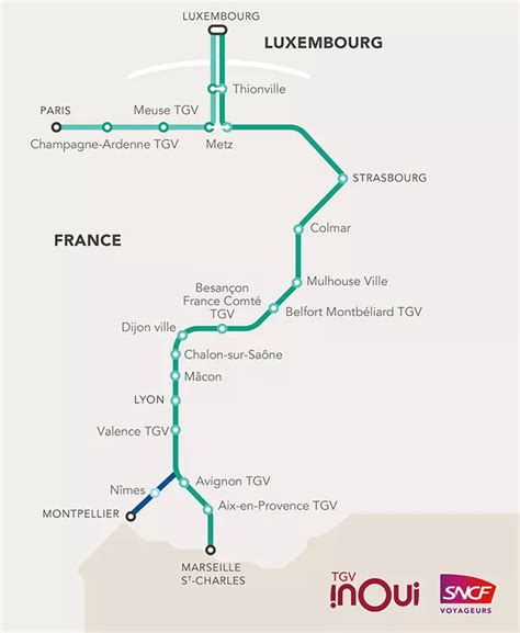 Direction Le Luxembourg Avec Tgv Inoui Sncf Voyageurs