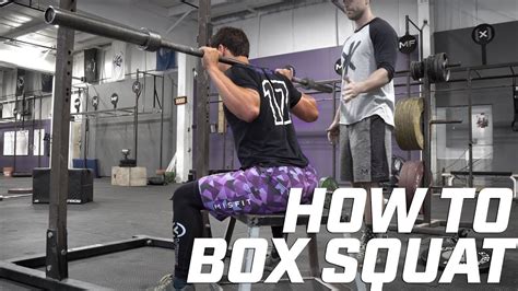 How To Box Squat Properly Youtube