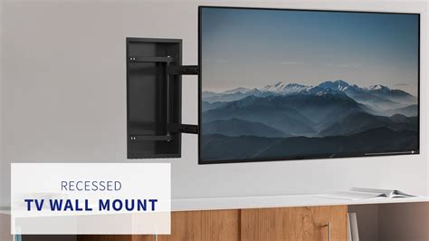 MOUNT REC01 Recessed TV Wall Mount By VIVO YouTube