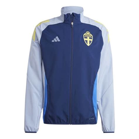 Sweden Track Top Tiro 24 Presentation Team Navy Chalk Blue