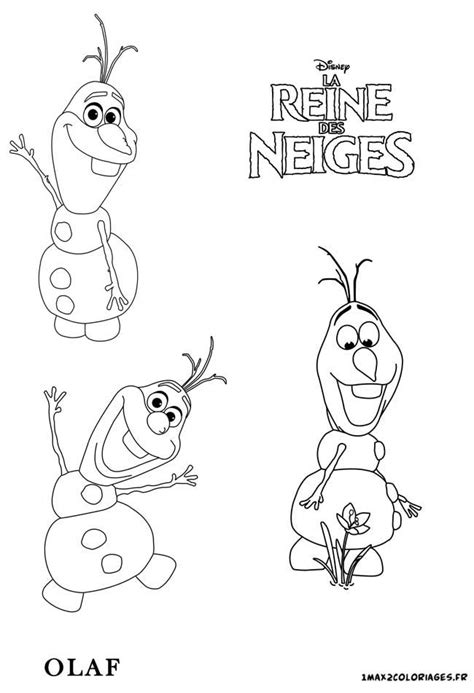 Coloriage Olaf De La Reine Des Neiges A Imprimer Coloring Page Frozen