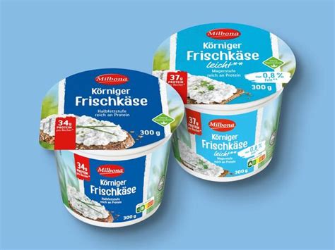 Milbona Körniger Frischkäse 300 g von Lidl für 1 49 ansehen