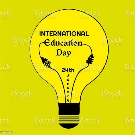 International Day Of Education Vector Illustration International ...