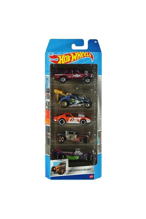 HOT WHEELS 5li Araba Seti Hw Exposed Engınes Fiyatı Yorumları Trendyol