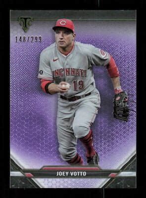 Topps Triple Threads Joey Votto Purple Ebay