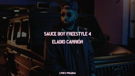 Sauce Boy Freestyle 4 Eladio Carrión Letra Lyrics YouTube