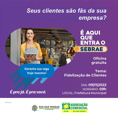 Fidelização de Clientes é tema de oficina gratuita do Sebrae Aqui Rio