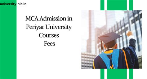 Mca Admission In Periyar University Courses Fees 2024 25