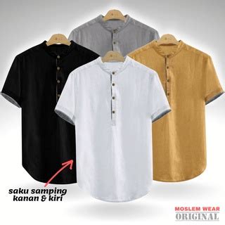 Jual Baju Koko Pria Dewasa Koko Kurta Taqwa Pakaian Muslim Lengan