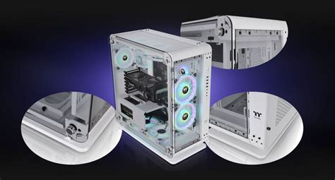 เคสคอมพิวเตอร์ Thermaltake Computer Case Core P6 Tg Snow