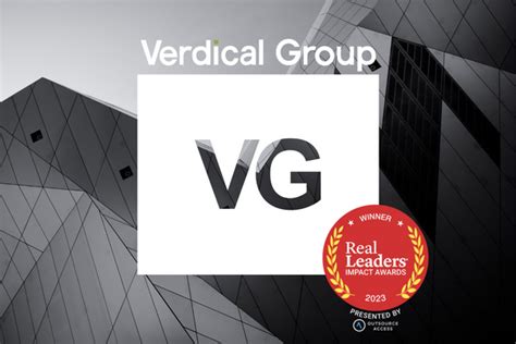 Verdical Group Honored With Real Leaders Impact Award Verdical Group Sustainability