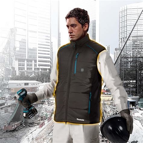 Makita 14.4V-18V LXT Li-Ion Heated Vest | Makita Heated Jackets | ITS.co.uk