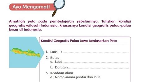 Kunci Jawaban Tema 1 Kelas 5 Halaman 32 36 Ayo Mengamati Kondisi