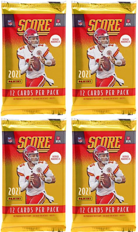 Nfl Score Football Trading Card Blaster Pack