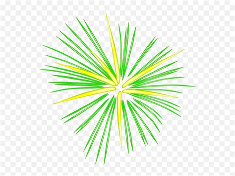 Green Fireworks Vector Image Green And Yellow Fireworks Emoji Fist