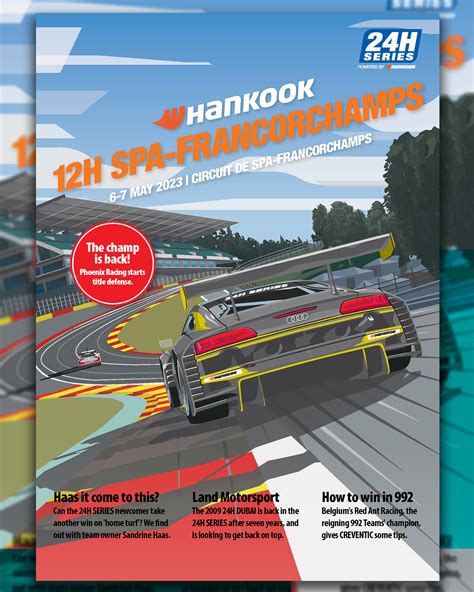 24H Series - The magazine for the Hankook 12H SPA-FRANCORCHAMPS 2023 is