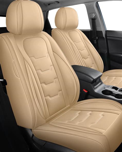 Amazon FREESOO Car Seat Covers Full Set Leather Seat Covers For