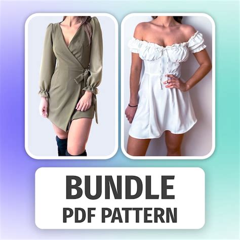 Wrap Dress Pattern Pdf Etsy Australia