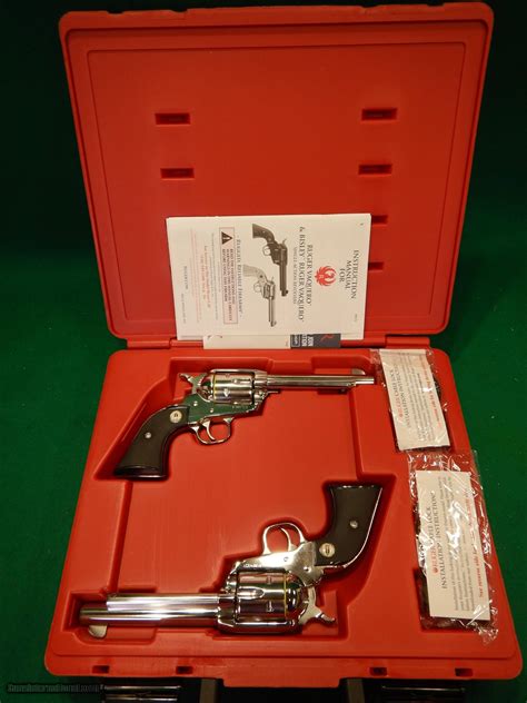 Ruger Pair Of Sass New Vaquero Single Action Revolvers Lc Nib For Sale