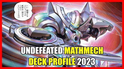 Undefeated Mathmech Deck Profile Unleash The Power Of Calculated