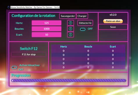 Mouse Sensitivity Matcher