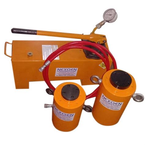 Alloy Steel Heavy Vehicle Nexgen Orange Hydraulic Jacks Set For Use To