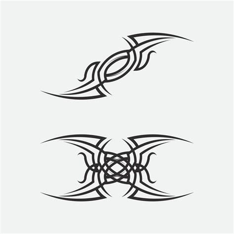 Gemini Tribal Tattoo Designs For Men