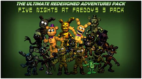 Urap Fnaf 3 Pack Release By Urapteam On Deviantart