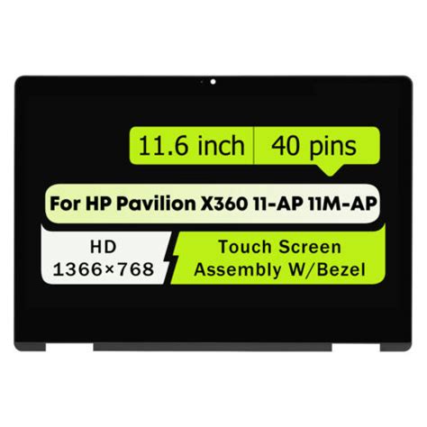 L Lcd Touch Screen Replacement For Hp Pavilion X