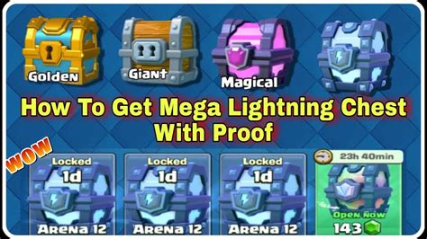 How To Get Mega Lightning Chest In Clash Royale How To Get Epic Chest