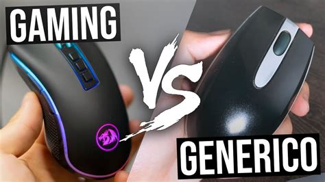 MOUSE GAMER VS MOUSE BARATO GENÉRICO Review Comparativa Redragon