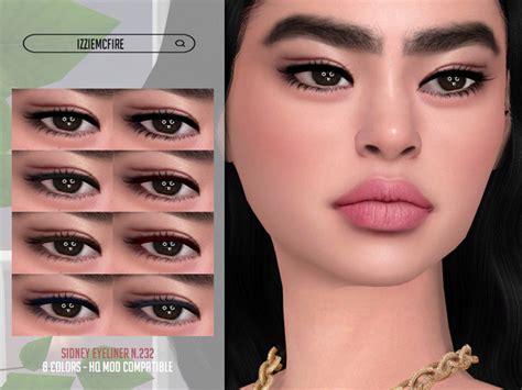 The Sims Resource IMF Sidney Eyeliner N 232