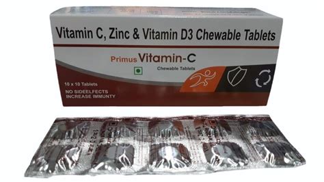 Vitamin C Chewable 500mg Tablet At Rs 1050box Nanhera Ambala Id