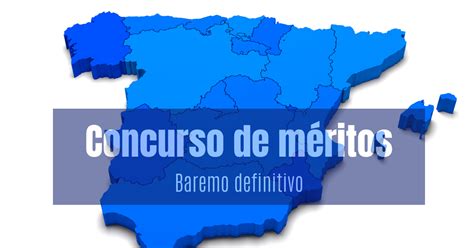 Econodocentes Publicado El Baremo Definitivo Centralizado Del Concurso