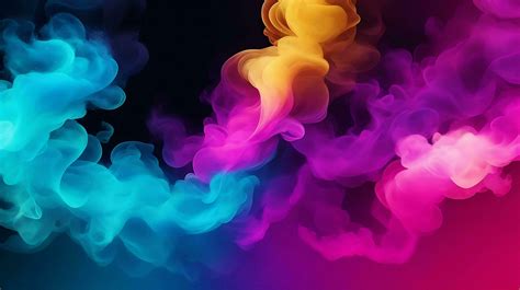 Ai generate Color smoke abstract wallpaper aesthetic background ...