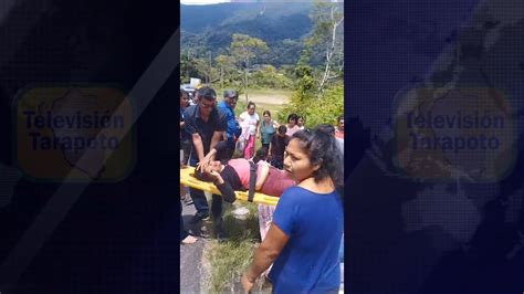 Camioneta Se Despista En Carretera Tarapoto Yurimaguas Chofer No