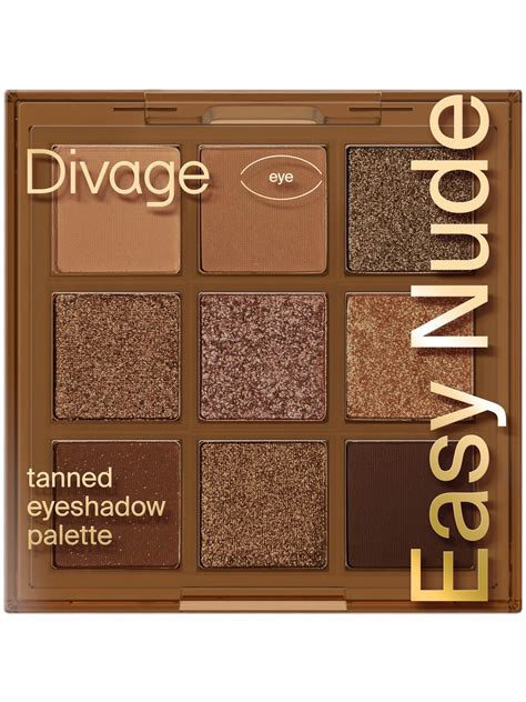 Divage Easy Nude Tanned Eyeshadow Palette Novex
