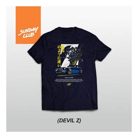 Jual Sunday Club Kaos Hot Wheels Datsun 240z Wangan Midnight Drift JDM Car Mobil Otomotif