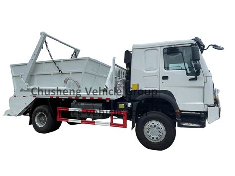 Sinotruk HOWO 6 Wheels Skip Loader Garbage Truck China Garbage Truck