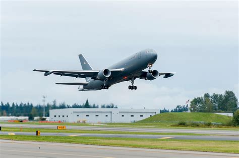 KC 46A Tanker Completes Its First Flight