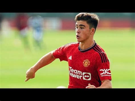 HARRY AMASS FIRST MATCH AS A MANCHESTER UNITED PLAYER YouTube