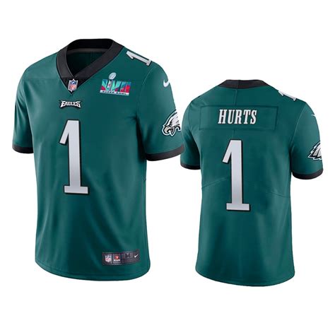 Philadelphia Eagles Jalen Hurts Green Super Bowl Lvii Vapor Limited