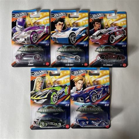 2025 Hot Wheels Silver Series AcceleRacers Complete Set Of 5 EBay