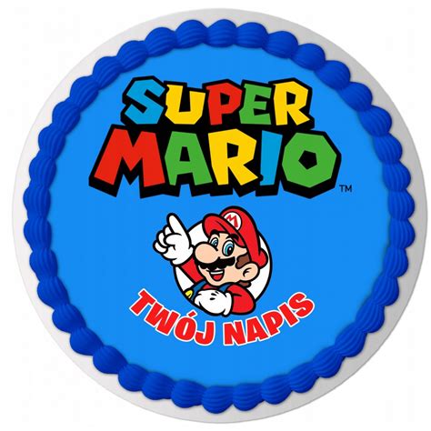 Zestaw Op Atek Na Tort Postacie Mario Bros