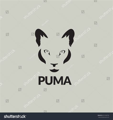 Artistic Vector Silhouette Puma Stylized Idea Stock Vector (Royalty ...