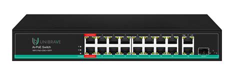 Купить UB-SW-16F2G1SFP-150 Pro Неуправляемый коммутатор Unibrave с ...
