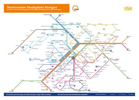 Large detailed S-Bahn map of Stuttgart city | Stuttgart | Germany ...