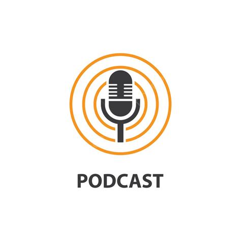 Podcast Design Vector Design Images Podcast Logo Vector Flat Design