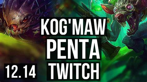 Kog Maw Yuumi Vs Twitch Vel Koz Adc Penta Rank Kog Maw Tr